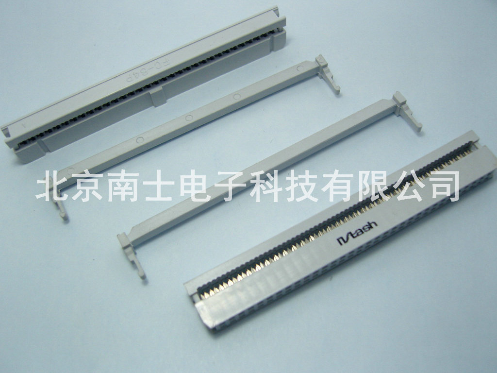 精工南士 FC-64P IDC压线头 ISP接头 JTAG牛角插头2.54mm间距灰白