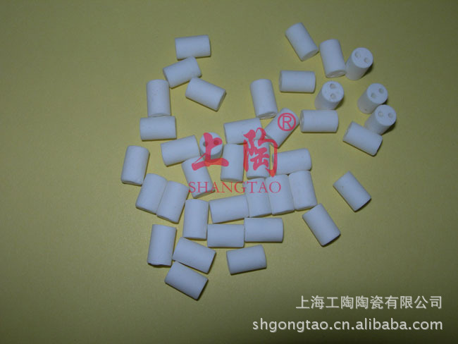 厂家供应滑石瓷珠 双孔氧化铝陶瓷管，四孔陶瓷管