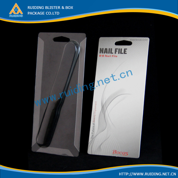 江门厂家供应 定制理发用具刮刀包装，pvc塑料包装定制