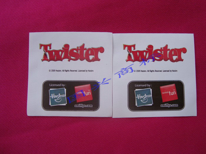 古交商标厂专业生产彩色洗水标 渐变色布标  网点印刷质优价廉