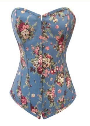 Denim Corset Image 4