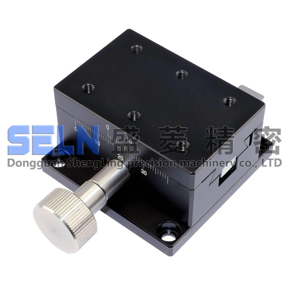 供应 LWX4060型燕尾槽滑台 齿轮驱动旋钮调整位移平台可代替XWG60