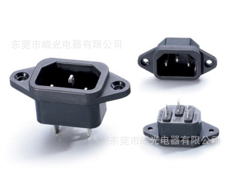 SS-120B IEC C14接线插头 UPS插座 PDU插座 机柜插座 桌面插座