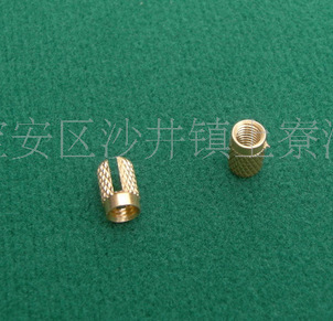 Knurled Slotting Copper nut M4 external diameter 6.3 length 6.5M4*6.3*6.5 Knurled nut