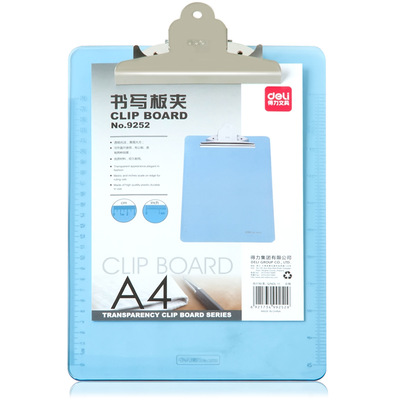 Effective 9252 Writing pad clip Writing pads Students plate A4 Butterfly Clip Board currency write Base plate