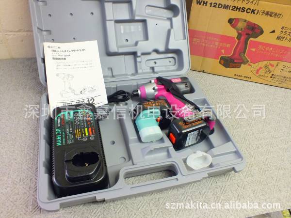 批发零售日本hitachi日立充电式冲击起子机WH12DM