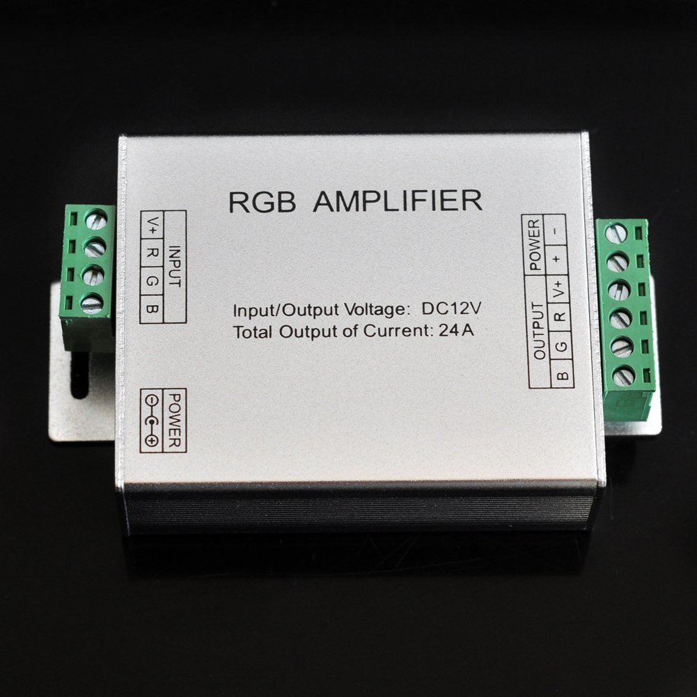 RGB七彩灯带 灯条 LED模组模块 功率放大 中继放大器 24A 288W