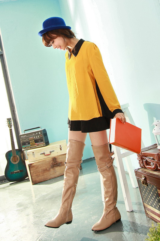 Bottes femme en PU artificiel - Ref 3355418 Image 23