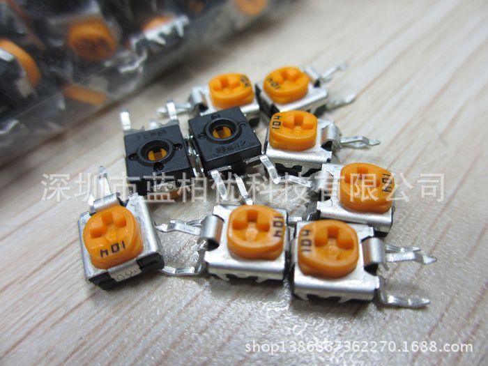 全系列原装进口松下 RM063可调电阻 电位器 RM063-100K 立式