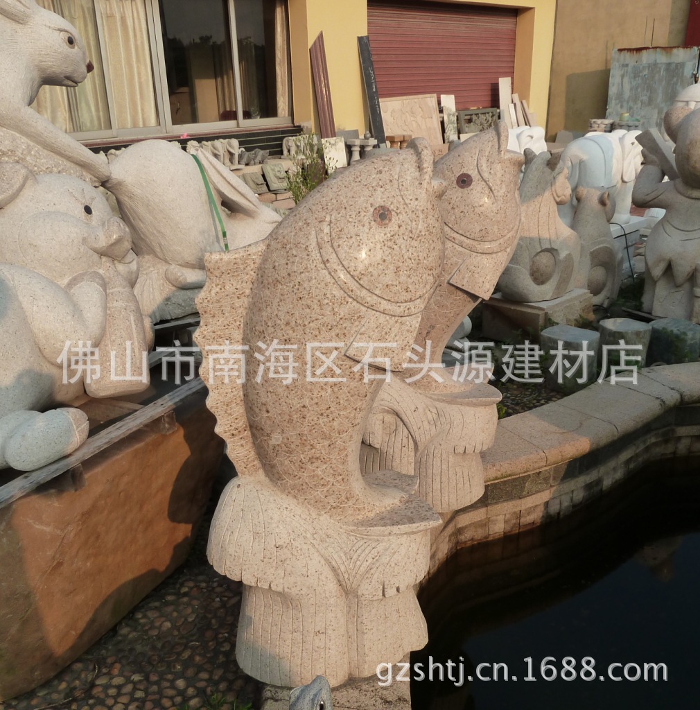 业务:13679700428 厂家批发石雕大象吉祥如意大理石母子象汉白玉大象雕塑