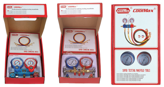 格美制冷工具 加液表组 加氟表 压力表 CM-236-G-R134