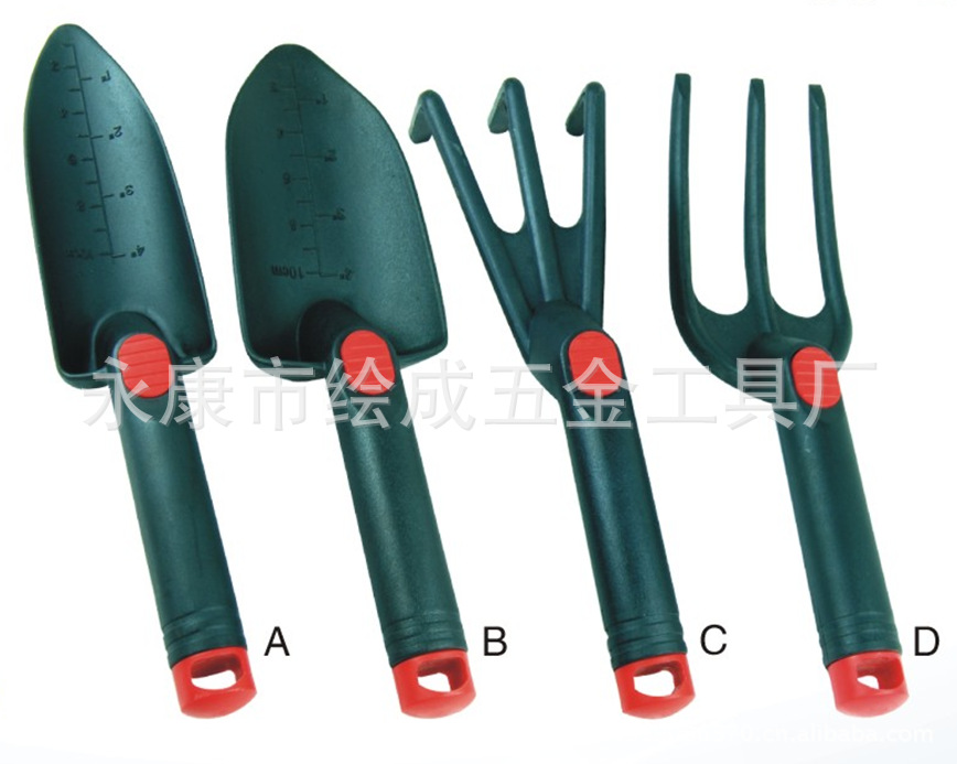 批发居家园艺迷你四件套(小花铲）耙子迷你型种植专用儿童花铲子