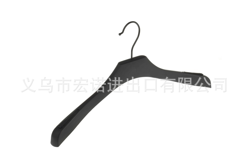 HN088磨砂女士服装店防滑衣架批发 厂家直销 可印logo