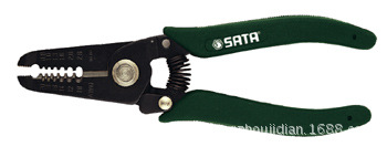 SATA世达工具 防静电手柄剥线钳 5" (0.8-2.6mm)  75141