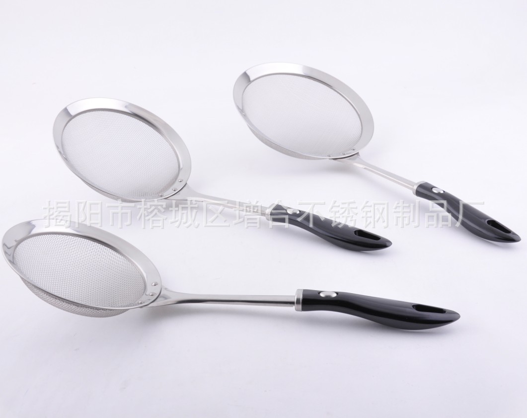 Hotel supplies Oil grid Leaky spoon Stainless steel Kitchen Net leakage Net scoop Hotel supplies wholesale