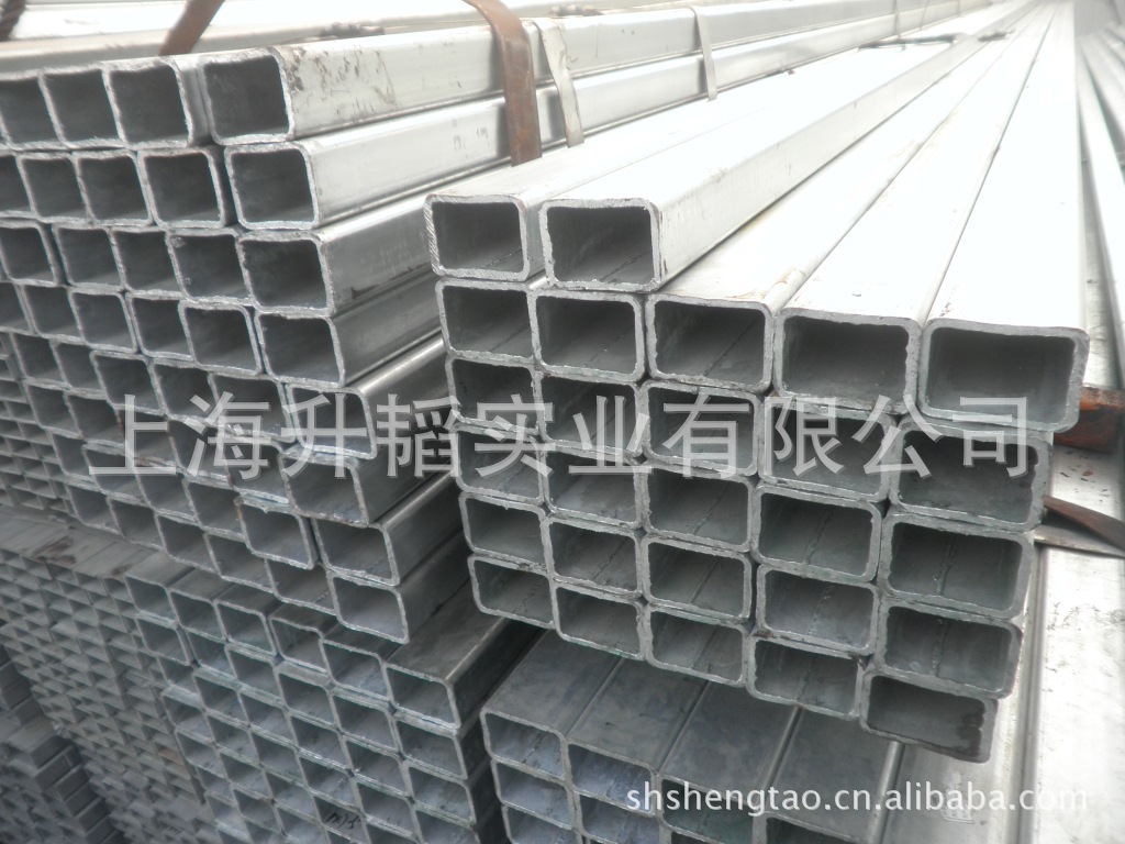 现货供应热镀锌矩形管40*60 热镀锌方管材质Q235B