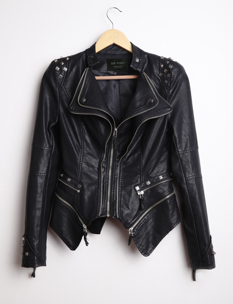 Veste cuir femme en PU - Ref 3447416 Image 16