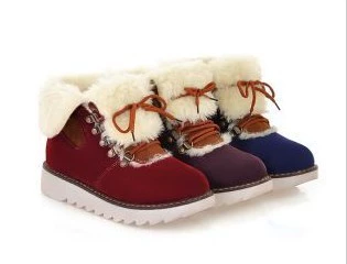 Высококачественные импортные Матовые Зимние сапоги, короткие сапоги, женские сапоги, красные/синие/фиолетовые JGB2013N000691