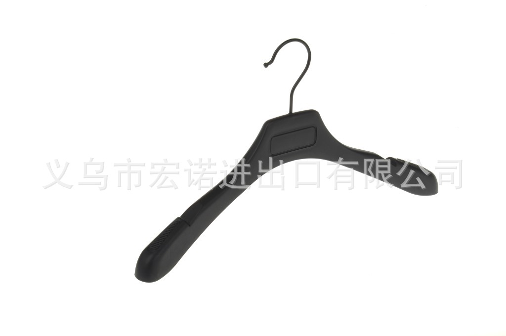 HN086磨砂女士服装店防滑衣架批发 可印制logo|ru