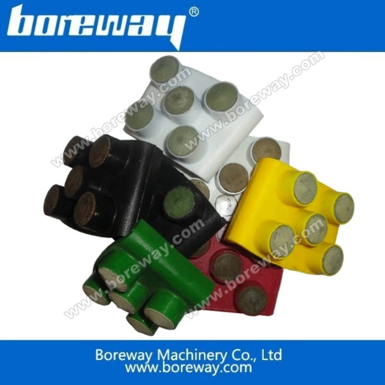 供应含有树脂材质的混凝土地板翻新磨块 金刚石树脂地板翻新磨块