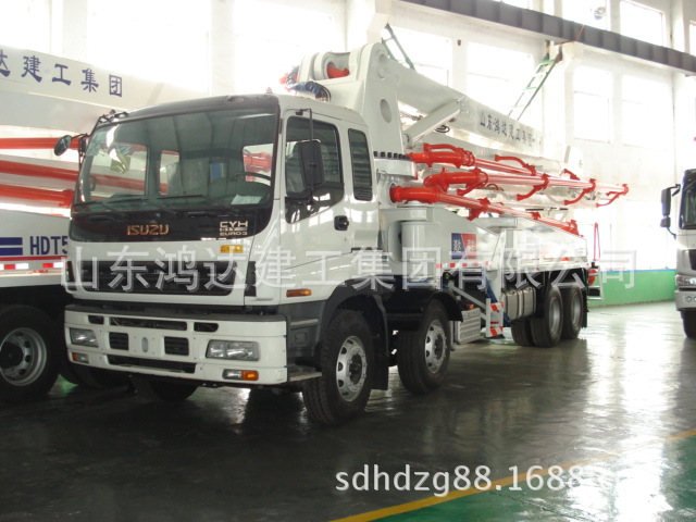 五十铃底盘泵车 48m臂架泵车 48m五十铃泵车 混凝土臂架泵车
