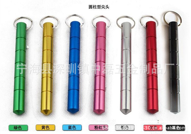 防身戰術酷棍女子防狼武器用品鑰匙棍暗器工具破窗器防