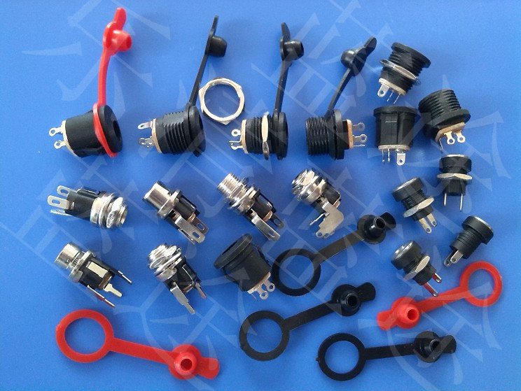 蓝途厂销DC-025M金属充电5.5*2.1/2.5mm防水电源JAC插座