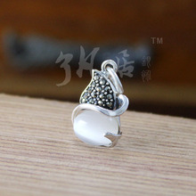 S925���y���� 15*11MM̩�y�M��Ƕ؈��ʯС���J��� ��朵���