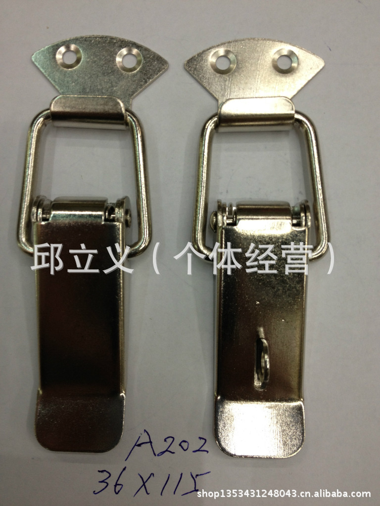 包装配件仿古箱扣铁皮搭扣带锁扣子鸭嘴扣木箱铁皮箱扣A060大号