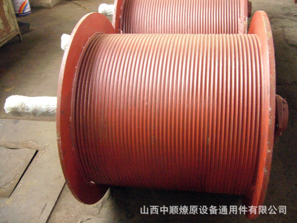供应起重机卷筒、钢丝绳卷筒、折线卷筒、双折线卷筒