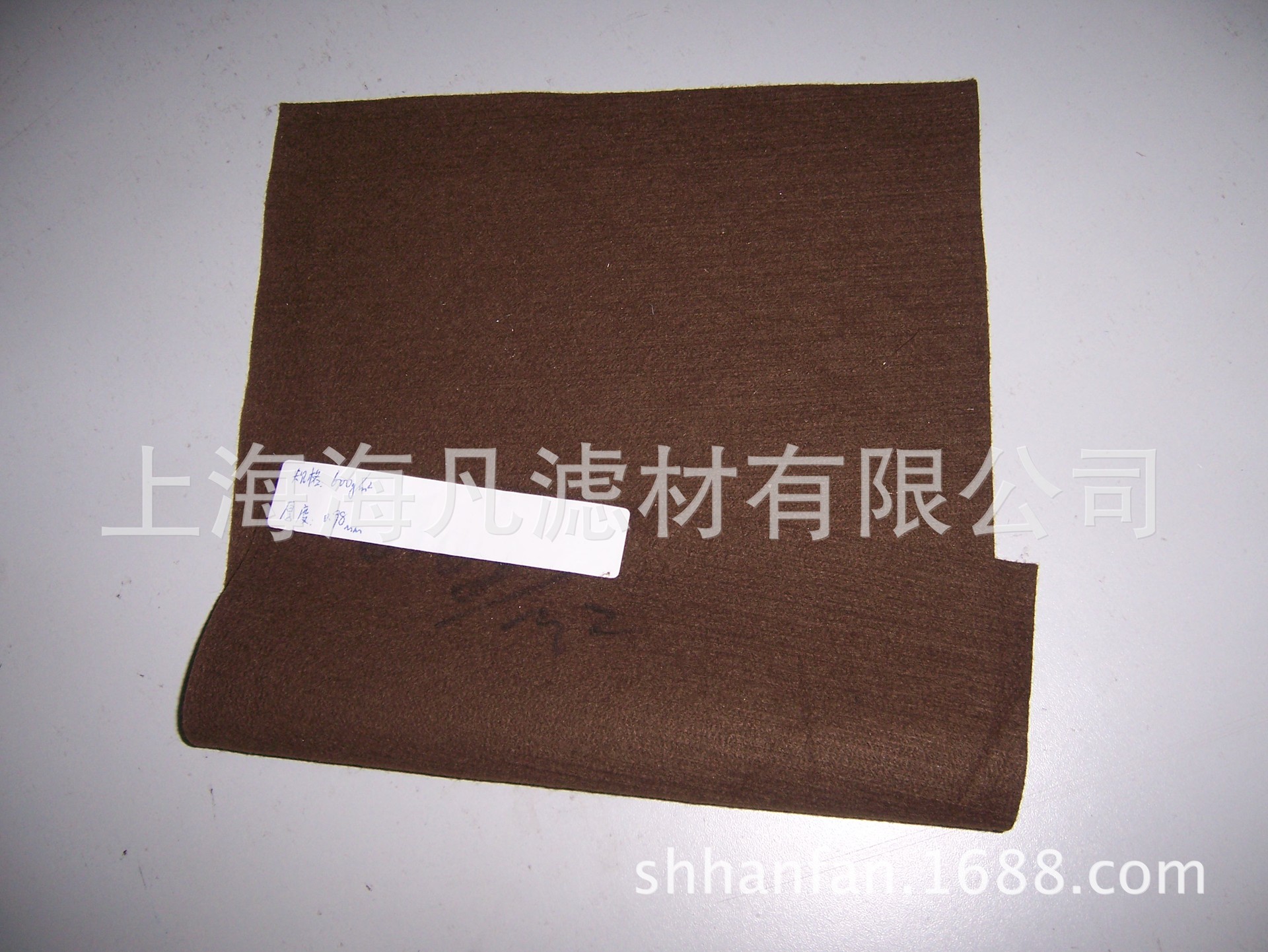 咖啡色PTFE针刺毡   棕色聚四氟乙烯滤布  打印机用毡