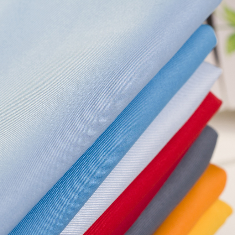 现货供应斜纹素色精仿呢工装面料 西装户外服用布染色工装面料