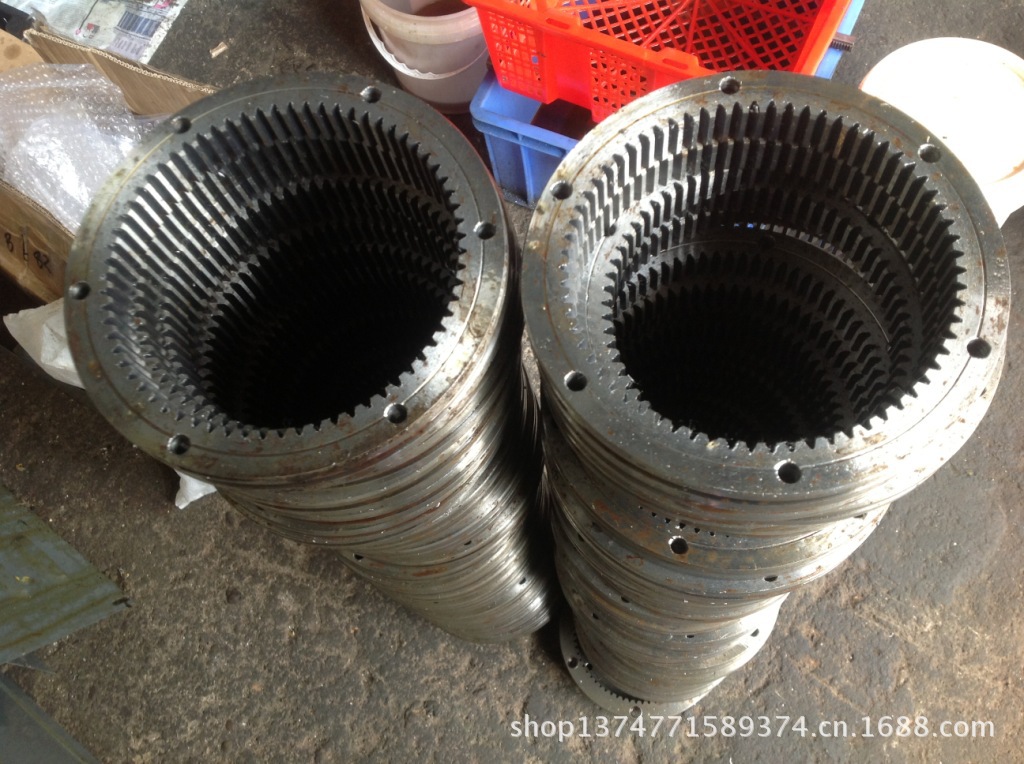 Factory customized non-standard cylindrical gear internal gear processing No. 45 steel cylindrical gear