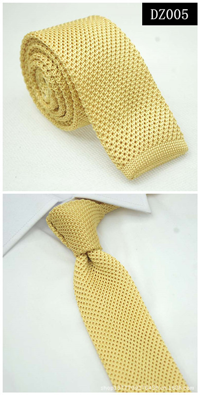 Nuoyi tie Korean fashion casual men's knitted tie supply knitted tie supply