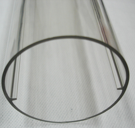 【管材挤出加工】供应PC加强筋管 塑料圆管异形管异型