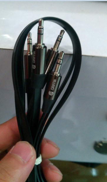 GRIFFIN对录线 面条AUX 车载音频线 金属外壳对录魔怪音频线