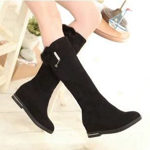 Зимние Новые матовые зимние сапоги с рукавами на внутренней высоте, женские сапоги, черные JGB2013N000757