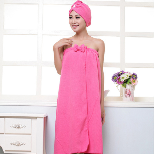 [Direct supply from the manufacturer] Korean style tube top microfiber bath towel microfiber bath skirt set