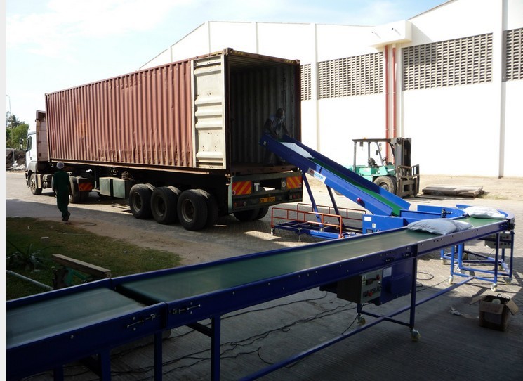 专业生产集装箱输送设备、集装箱斜坡流水线