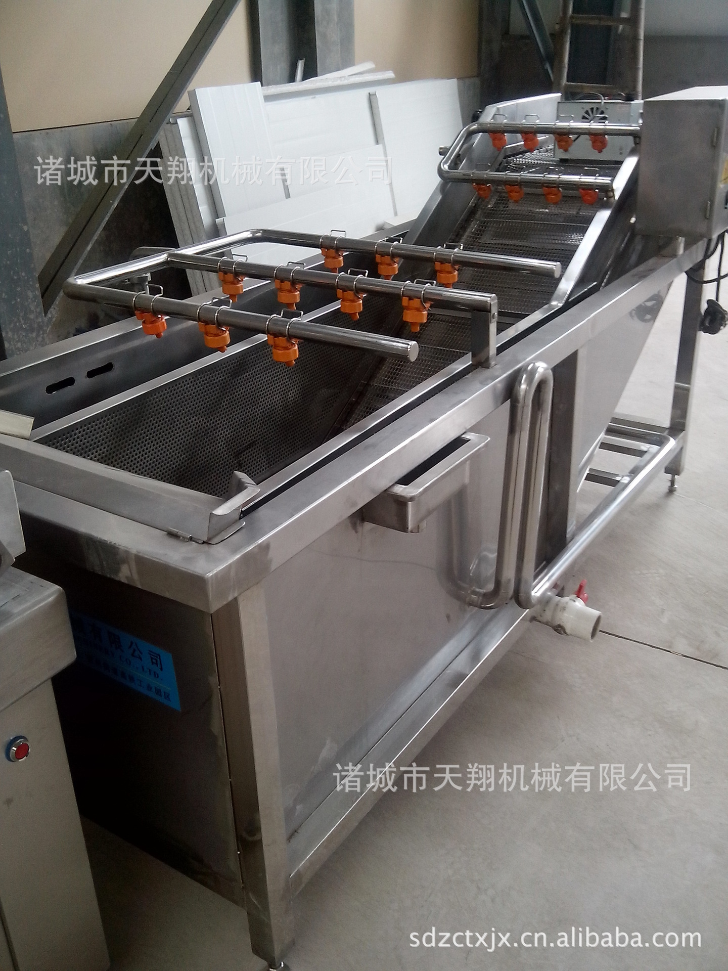 商用果蔬清洗机 大型全自动气泡清洗机 大姜清洗机 气泡清洗机