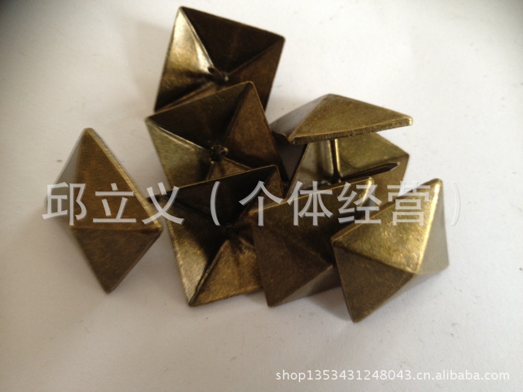 19MM家具五金沙发泡钉四方泡钉仿古泡钉装饰钉门钉古铜色泡钉厚钉