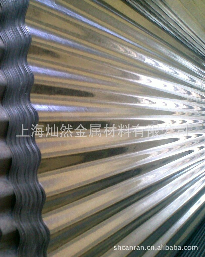 瓦楞板铝板可压各种型号的瓦楞铝板屋面板伍瓦