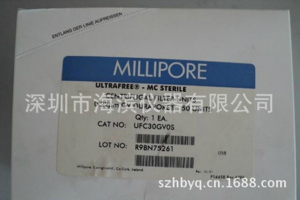 密理博微孔滤膜ultrafree-mc超滤离心超滤管ufc30gvos 0.22um批发