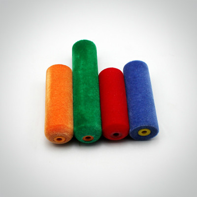 海绵刷滚筒刷彩条红色蓝色绿色黄色