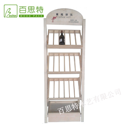 四层三角酒架 曹县工艺品 厂家定做