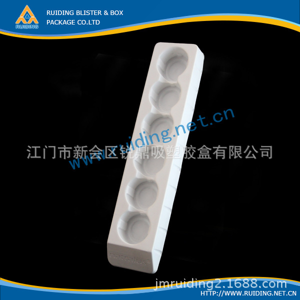 [江门厂家] 化妆品吸塑底托,白色PS内托