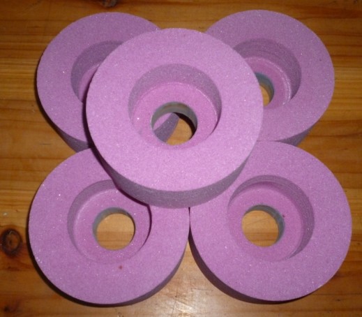 批发倒角机砂轮PA80M125x55x35单面凹砂轮