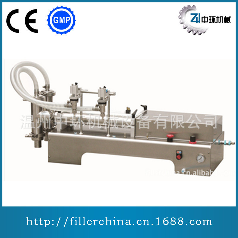 厂家直销半自动双头液体灌装机洗衣液花露水水剂灌装机