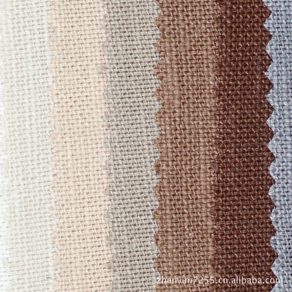 M-172苎麻棉混纺竹节服装面料   棉麻混纺