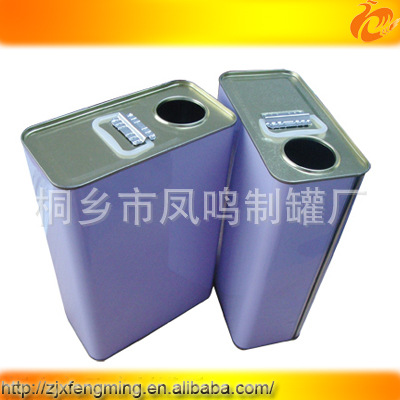 《厂家直销》3L油漆方桶 化工桶 马口铁罐 低价 涂料桶 那天水桶